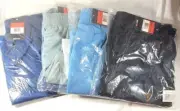 LOT: 4 Pairs JumpStart Men's Mesh Basketball Shorts - Blue, Navy, Black, Gray 3X