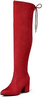 [DREAM PAIRS] Women's Thigh High Fashion Over The Knee Thigh High Block Heel Boots
