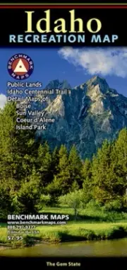 Idaho Recreation Map by Benchmark Maps and Atlases [Sheet map, folded]