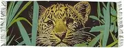 [AIXIWAWA] Women's Pashminas Scarf Curious Leopard Print, Shawls Wrap Lightwight with Tassel for Evening Dress Dinner Party, Multicolor