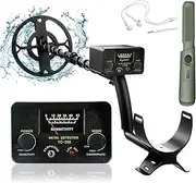 Metal Detectors, Metal Detector High Sensitivity Underground Iron Metal Gold Detector De Matales for Treasure Search for Beach/Gold Hunting(GT200-4)