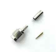 5 Pack SMA Male Plug Crimp RF Coaxial Coax Connector for RG-174 LMR-100 Cable