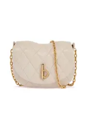Burberry Quilted Lambskin Bag With Chain