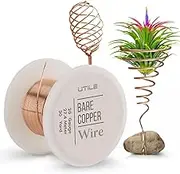 Bare Copper Wire, 99.9% Pure Electro Culture Gardening Soft Copper Wire for Growing Garden Plants and Vegetables, Craft Wire Ideal for Beading and Jewelry Making (20 Gauge, 30 Yards/ 27.4m)