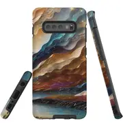 For Samsung Galaxy S10+ Plus Tough Protective Cover, Magic Mountain River