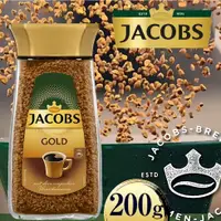 在飛比找蝦皮購物優惠-德國原裝 JACOBS 200g Gold 金牌 即溶咖啡 