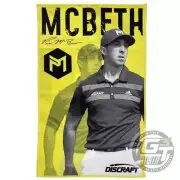 Discraft PAUL MCBETH 15" x 24" Microfiber Disc Golf Towel - YELLOW / BLACK