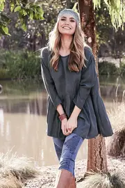 To The Rhythm Of The Music Tunic--BOHO-402