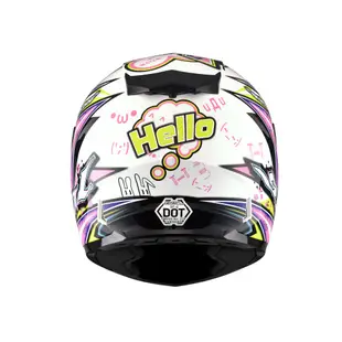 【SOL Helmets】SF-2全罩式安全帽 (哈囉_白/粉) ｜ SOL安全帽官方商城