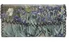 Women's Wallet Garden Of Irises By Van Gogh Clutch Style hand stitched, vegan
