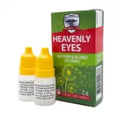 Ethos Heavenly Eye Drops for Hay Fever and Allergies 2x5ml Bottles Soothes Eyes