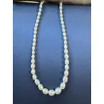 【PEARL JEWELRY】天然高品淡水水滴珍珠塔鍊 串珠鍊 毛衣鏈生日禮物情人節禮物飾品配件閨蜜項鍊銀項鍊