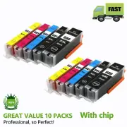 10 x Ink Cartridges 680XXL 681XXL For Canon TR7560 TR7660 TR8560 TR8660 TS9160