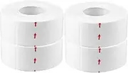 minkissy 2sets Sweatproof Stickers for Collar Hats Liner Stain Cap Hard Hat Stickers Blocker Hard Hat Accessories Hardhat Stopper Gauze Hangers Hard Hat Sweat Bands White Non-woven 2rolls*2