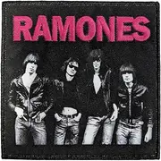 [Rock Off officially licensed products] Ramones Band Photo Woven Patch Accessory Size