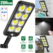 8000W LED Solar Flood Light Motion Sensor Security Wall Yard Street Outdoor Lamp