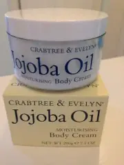 crabtree evelyn jojoba body cream jar 7 oz