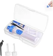 Earsavvy Ear Wax Removal Tool, Electric Vacuum Ear Cleaner Suction Ear,Cordless Earsavvy- Gentle and Powerful Ear Wax Removal Kit, Ears Cleaning Tool,with 2 Replacement Heads (1pcs)