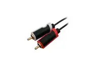 2 RCA Stereo Audio Cable Red White Analog RCA Lead Gold Plated Male Plugs