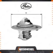 1 x Gates Coolant Thermostat + Gaskets & Seals fits Mitsubishi Cordia AA AB (for: Mitsubishi)