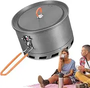 Camping Cookware Pot | Non-Stick Lightweight Camping Pots - Non-Stick Camping Pan Multipurpose Pot for Hiking, Camping, Fishing