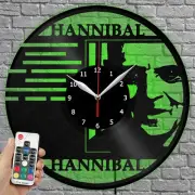LED Clock Hannibal Vinyl Record Wall Clock Led Light Wall Clock 4504