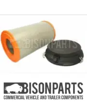 "FITS DAF XF105.560 (01/2006 - 2013) AIR FILTER ELEMENT & LID BP111-282