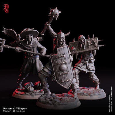 Possessed Villagers by Flesh of Gods | D&D | DnD | Print on Demand