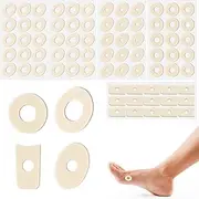 75pcs Corn Cushions, Corn Removers Oval Pads for Toes Latex Sponge Foot Pads Self-Adhesive Foot Care Cushions Corn Protectors for Men Women Feet Toes (Combination Style)