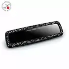 D.A.D Garson Rear-view Mirror Arabesque Fits Most Cars Accessary HA704 Silver