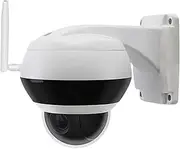 4K 8MP WiFi Metal Dome PTZ Camera Outdoor Humanoid Tracking IP Camera Indoor 2-Way Audio H.265 Surveillance Cameras(U/K_8MP 128G TF Card)