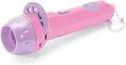 IS GIFT Unicorn Fantasy Projector Torch with 3 Interchangable Discs Featuring 24 Images, Pink