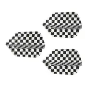 3Pc Dart Shaft Ring,Aluminum Foil Unique Design Dart Accessory Black Silver Tone