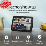 Echo Show 8 (Newest Gen) | HD Smart Touchscreen with Spatial Audio, Smart Home H