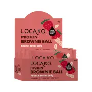 Locako Protein Brownie Ball Peanut Butter Jelly 30 gm x 10
