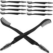 Vaguelly 10pcs 2-in-1 Eyebrow Brush Lash Comb Set Portable Makeup Tool for Women Professional Home Use Dual Use Eyebrow Grooming Tools
