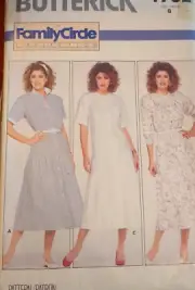 BUTTERICK Family Circle Collection Pattern 4702 Misses/petite dress sz 8 UC/FF