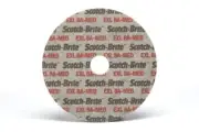 Scotch-Brite EXL Unitized Wheel, XL-UW, 8A Medium, 3 in x 1/8 in x 1/4 in