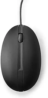 HP 128 Laser 1200dpi 2 Buttons Scroll Optical Laser Sensor Wired Mouse, Black