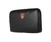 Portable Safe Organizer Fireproof Bag Water Resistant Carrying Box Silicone Material Storage Bags 8.19*4.65in Zipper Closure for Electronic Products Mobile