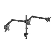 Brateck LDT12-C034N 13"-27" Triple Monitor Economy Desk Mount Bracket. [LDT12-C034N]