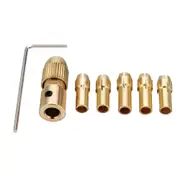2SET 0.5-3mm Small Electric Drill Bit Collet Twist Drill Chuck Tool