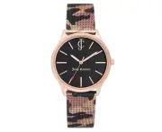 Juicy Couture Women's 36mm JC1026RGCA Stainless Steel Mesh - Rose Gold/Camo