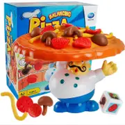 Jtgg Topple Pizza Stacking Game Tabletop Balancing Pizza Game Pile-up for 2-4 Players