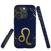 For iPhone 15 Pro Case, Shielding Cover, Leo Sign