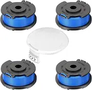 String Trimmer Spools for RYOBI ONE+, Bekasa Pack of 8 Nylon String Trimmer Replacement Garden Accessories Reflex for String Trimmer 18V, 24V, 40V, RY40204, RY40220, ZRP2080 (4)