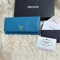 在飛比找PopChill優惠-[二手] PRADA IM1132 1M1132 藍色 全皮