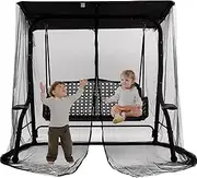 Mosquitoes Netting for Patio - Zipper-Enabled Swing Chair Mesh Net - Mosquitoes Netting Curtains for Patio, Porch Netting Mesh Screen for Garden