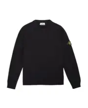 Stone Island Junior Logo Patch Crewneck Jumper 8Y,6,14Y,12Y,10Y black
