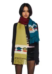 [Dolls Kill x Paul Frank] Retro Cozy Knit Scarf
